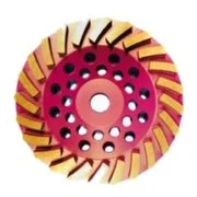 Red and Orange 180mm Diamond Grinding Blade