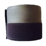 Dust skirt - a roll of purple fabric