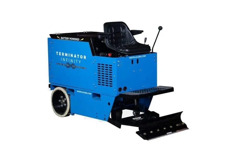 Innovatech Terminator Infinity floor scraper stripping machine for surface removal.